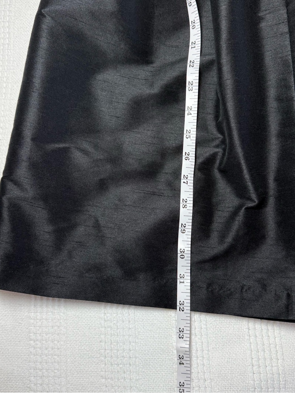 Alfred Sung Strapless Taffeta Cocktail Dress with Pockets & Belt Black Sz 6 - Picture 11 of 11